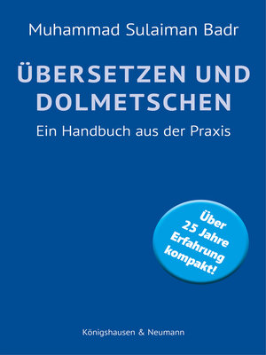cover image of Übersetzen und Dolmetschen